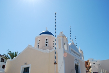 Oia Santorini church