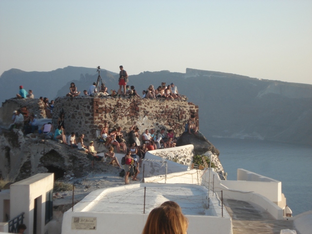 The castle of Oia The castle of Oia