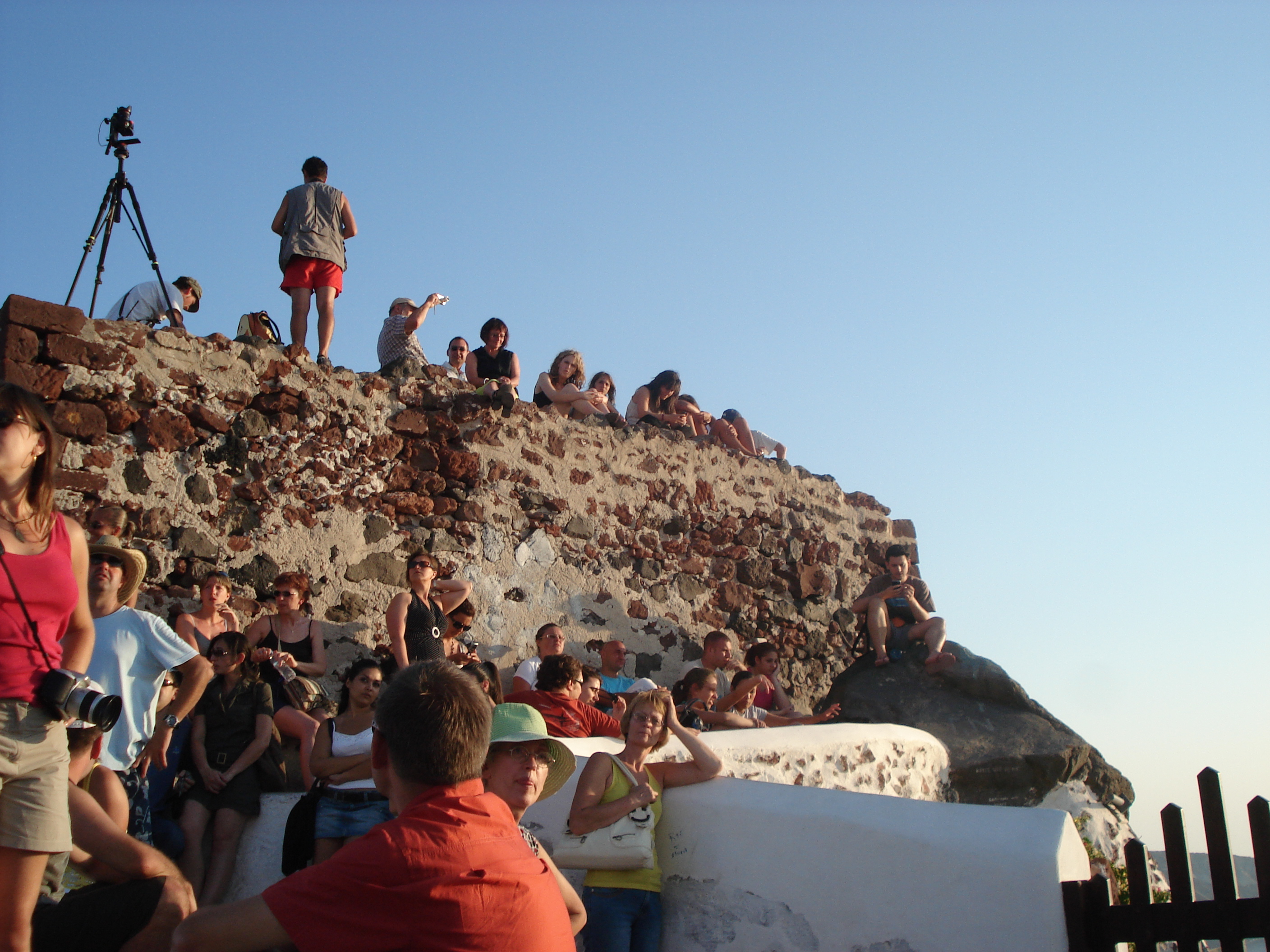 Oia Castle sunset