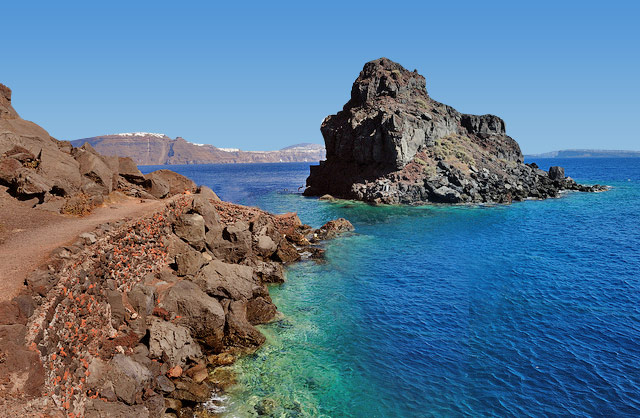 Armeni beach Santorini