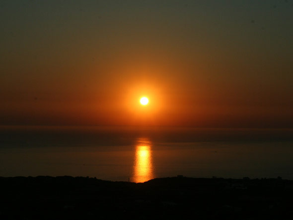 Santorini sunset Oia