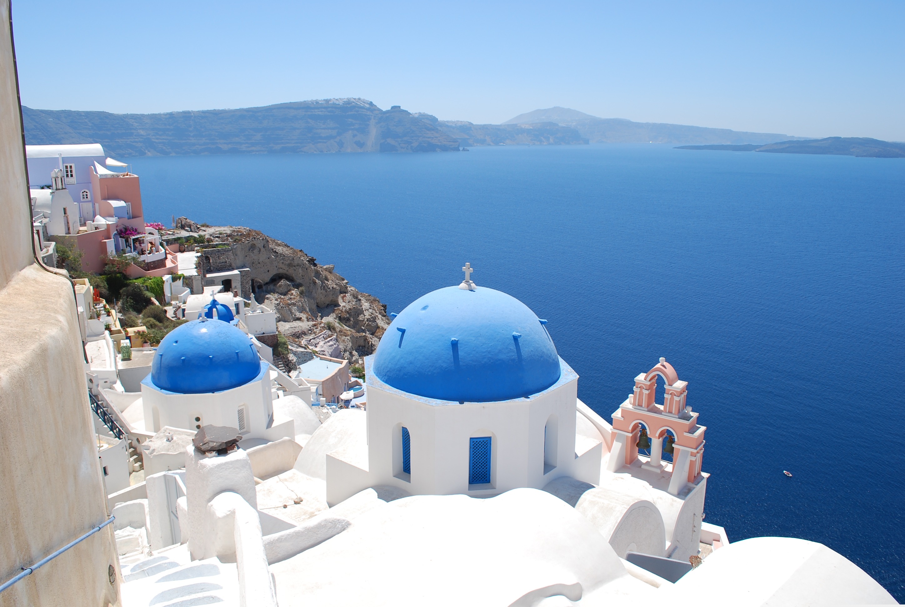 Oia Santorini church