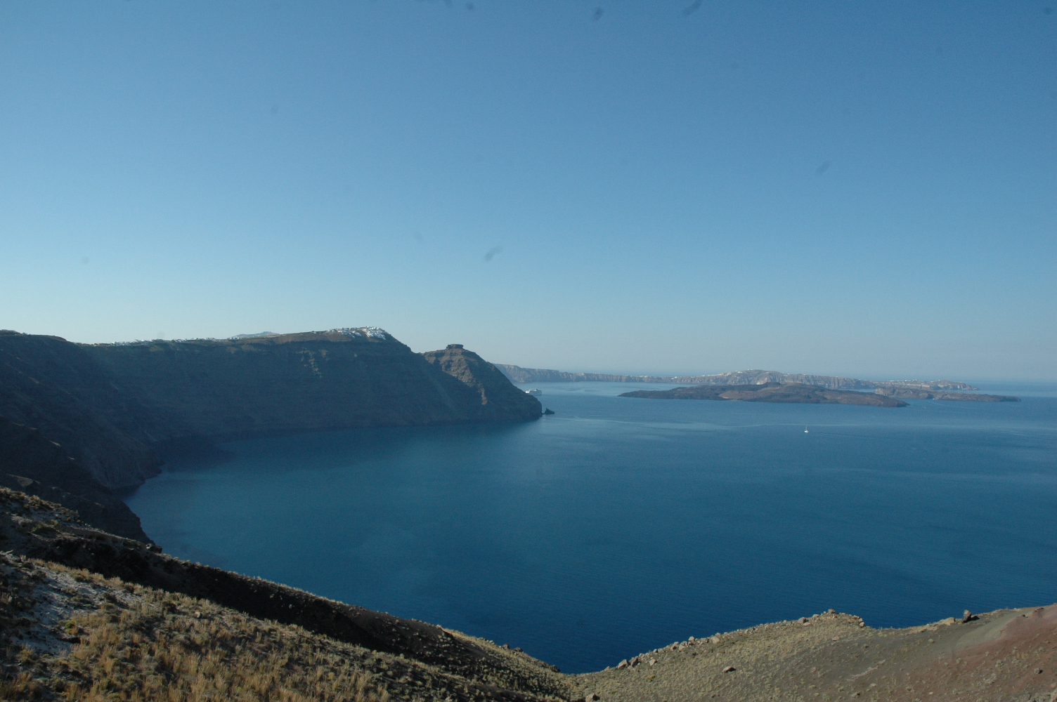 Hiking route Santorini