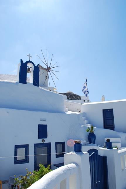 Oia Santorini church