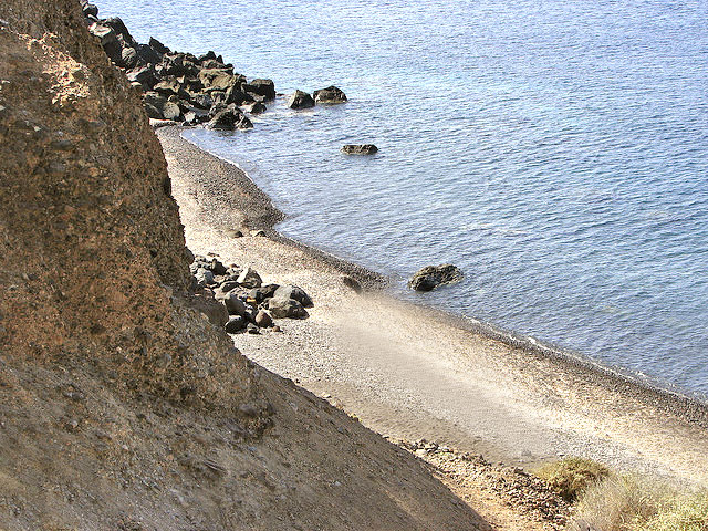 Koloumbos beach Santorini