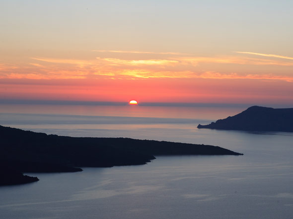 Oia Santorini sunset