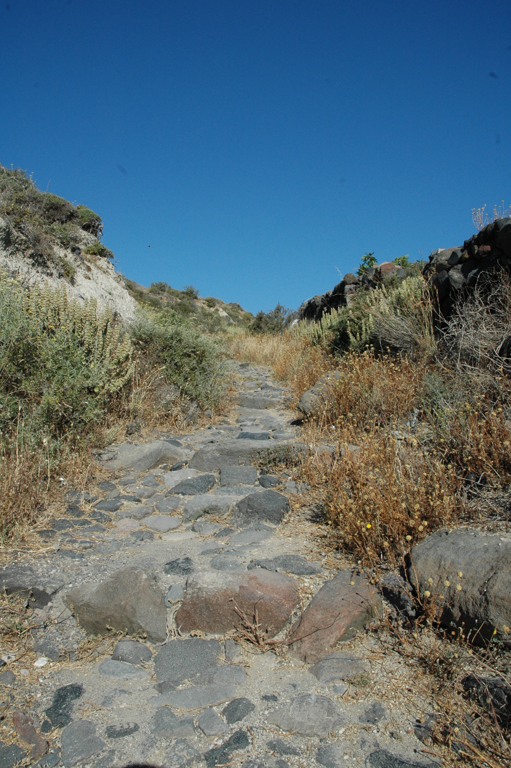 Hiking route Santorini